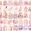 Around the World Watercolor Clipart Bundle - 312+ transparent PNG, Cute travel graphics, Travel png images, Commercial use, Digital download