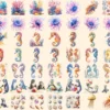 Under the Sea Watercolor Clipart Bundle - 422+ transparent PNG, Ocean life graphics, Marine creature art, Commercial use, Digital download