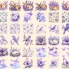 Fairy Dust Watercolor Clipart Bundle - 325+ transparent PNG, Fairytale purple graphics, Whimsical lilac art, Commercial use,Digital download