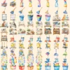 Cleaning Watercolor Clipart Bundle - 825+ transparent PNG, Cleaning supplies illustration, Sanitation png, Commercial use, Digital download