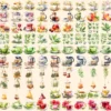 Everyday Tea Watercolor Clipart Bundle - 900+ transparent PNG, Tea bag illustration, Casual beverage images, Commercial use,Digital download