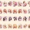 Magnolia Watercolor Clipart Bundle - 234+ transparent PNG, Botanical floral illustrations, Blossom images, Commercial use, Digital download