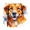 28 High-Quality Dogs Portrait Clipart - Dogs portrait digital watercolor JPG instant download for commercial use - Digital download