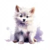 20 High-Quality Fluffy Sitting Dogs Clipart - Fluffy dogs digital watercolor JPG instant download for commercial use - Digital download