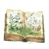 20 High-Quality Forgotten Book Clipart - Forgotten book digital watercolor JPG instant download for commercial use - Digital download