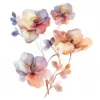 20 High-Quality Abstract Flower Clipart -Vivid abstract flower digital watercolor JPG instant download for commercial use - Digital download