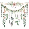 20 High-Quality Boho Leaves Garland Clipart - Boho leaf garland digital watercolor JPG instant download for commercial use -Digital download