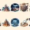 Nautical PNG Clipart Collection - 51 PNG, Ocean themed illustrations, Sea printables, Commercial use, Digital download