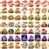 Mushrooms Watercolor Clipart Bundle - 520+ transparent PNG, Mushrooms png, Enchanted nature illustrations, Commercial use,Digital download