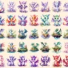 Baby Dragons Watercolor Clipart Bundle - 310+ transparent PNG, Dreamy fairytale images, Charming storybook, Commercial use, Digital download