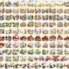 Spring Landscapes Watercolor Clipart Bundle - 927+ transparent PNG, Beautiful landscape images, Nature png, Commercial use, Digital download