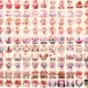 Valentine's Day Watercolor Clipart Bundle - 1000+ transparent PNG, Charming heart illustrations, Love png, Commercial use, Digital download