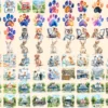 Veterinary Watercolor Clipart Bundle - 600+ transparent PNG, Veterinary care illustrations, Pet health png, Commercial use, Digital download