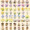 Wildflowers Watercolor Clipart Bundle - 604+ transparent PNG, Blooming wildflower graphics, Spring nature, Commercial use, Digital download