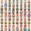 Christmas Magical Jars Watercolor Clipart Bundle - 710+ transparent PNG, Holiday jar png, Festive jar art, Commercial use, Digital download