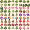 Trees Watercolor Clipart Bundle - 738+ transparent PNG, Scenic tree and landscape graphics, Green nature, Commercial use, Digital download