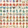 Tropical Christmas Watercolor Clipart Bundle - 790+ transparent PNG, Exotic tropic holiday image,Festive png,Commercial use,Digital download