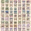 Floral Storefronts Watercolor Clipart Bundle - 675+ transparent PNG, Floral shopfront images, Elegant flower,Commercial use,Digital download
