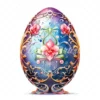 19 High-Quality Ornate Eggs Clipart - Ornate eggs digital watercolor JPG instant download for commercial use - Digital download