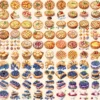 French Pastries Watercolor Clipart Bundle - 895+ transparent PNG, Elegant dessert graphics, Pastry images, Commercial use, Digital download