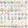 Dentistry Watercolor Clipart Bundle - 547+ transparent PNG, Dental equipment graphics, Oral health images, Commercial use, Digital download