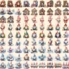 Christmas Gnomes Watercolor Clipart Bundle - 785+ transparent PNG, Festive magic graphics, Holiday gnome png,Commercial use,Digital download