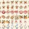 Scandinavian Christmas Watercolor Clipart Bundle - 415+ transparent PNG, Nordic festive art, holiday images, Commercial use,Digital download