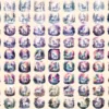 Elderwood Unicorns Watercolor Clipart Bundle - 685+ transparent PNG, Unicorn forest images, Fairytale art, Commercial use, Digital download