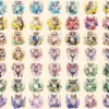 Floral Owls Watercolor Clipart Bundle - 433+ transparent PNG, Floral bird illustrations, Boho owl images, Commercial use, Digital download