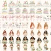 Happy Easter Watercolor Clipart Set - 510+ transparent PNG, Cozy spring illustrations, Cute egg graphics, Commercial use, Digital download