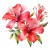 20 High-Quality Alstroemeria Clipart - Alstroemeria flower digital watercolor JPG instant download for commercial use - Digital download