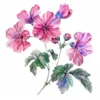 20 High-Quality Geranium Flowers Clipart - Geranium flowers digital watercolor JPG instant download for commercial use - Digital download