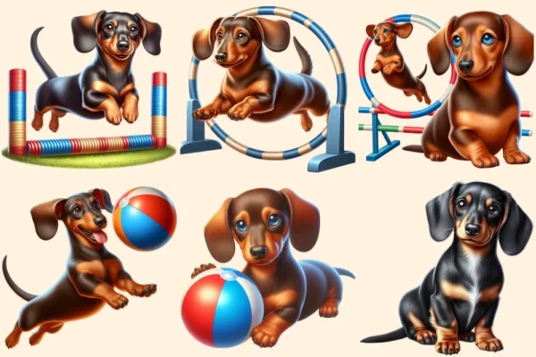 Dachshund PNG Clipart Collection - 28 PNG, Lovable puppy illustrations, Charming dog pet graphics, Commercial use, Digital download