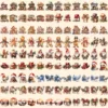 Western Christmas Watercolor Clipart Bundle - 1140+ transparent PNG, Festive western graphics, Cowboy png, Commercial use, Digital download