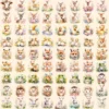 Spring Floral Animals Watercolor Clipart Bundle - 723+ transparent PNG, Spring pets graphics, Floral images, Commercial use,Digital download
