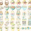 Bubbly Spring Watercolor Clipart Set - 340+ transparent PNG, Sweet summer graphics, Fun lollipop designs, Commercial use, Digital download