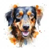 28 High-Quality Dogs Portrait Clipart - Dogs portrait digital watercolor JPG instant download for commercial use - Digital download
