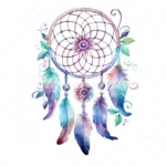 20 High-Quality Dreamcatcher Clipart - Dreamcatcher digital watercolor JPG instant download for commercial use - Digital download