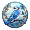 20 High-Quality Blue Jay Stained Glass Clipart - Blue jay digital watercolor JPG instant download for commercial use - Digital download