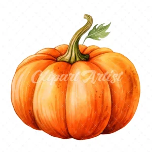 20 High-Quality Pumpkins Clipart - Pumpkins digital watercolor JPG instant download for commercial use - Digital download