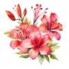 20 High-Quality Alstroemeria Clipart - Alstroemeria flower digital watercolor JPG instant download for commercial use - Digital download