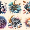 Inspirational Quotes PNG Clipart Collection - 28 PNG, Uplifting graphics, Inspirational quotes art, Commercial use, Digital download