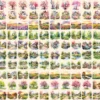 Spring Landscapes Watercolor Clipart Bundle - 927+ transparent PNG, Beautiful landscape images, Nature png, Commercial use, Digital download