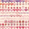 Valentine's Day Watercolor Clipart Bundle - 1000+ transparent PNG, Charming heart illustrations, Love png, Commercial use, Digital download