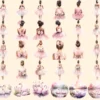 Ballerina Watercolor Clipart Bundle - 273+ transparent PNG, Ballet dancer illustrations, Swan lake images, Commercial use, Digital download