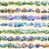 Mountain Landscapes Watercolor Clipart Bundle - 503+ transparent PNG, Majestic mountain images, Alpine png, Commercial use, Digital download