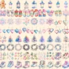 Merry and Bright Watercolor Clipart Bundle - 702+ transparent PNG, Christmas png, Joyful holiday graphics, Commercial use, Digital download