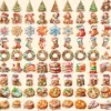 Christmas Cookies Watercolor Clipart Bundle - 815+ transparent PNG, Holiday cookie graphics, Festive baking, Commercial use,Digital download