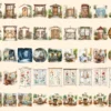 Indoors Watercolor Clipart Bundle - 392+ transparent PNG, Elegant home graphics, Interior design images, Commercial use, Digital download