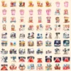 Movie Time Watercolor Clipart Bundle - 760+ transparent PNG, Cinema snacks illustration, Movie night art, Commercial use, Digital download
